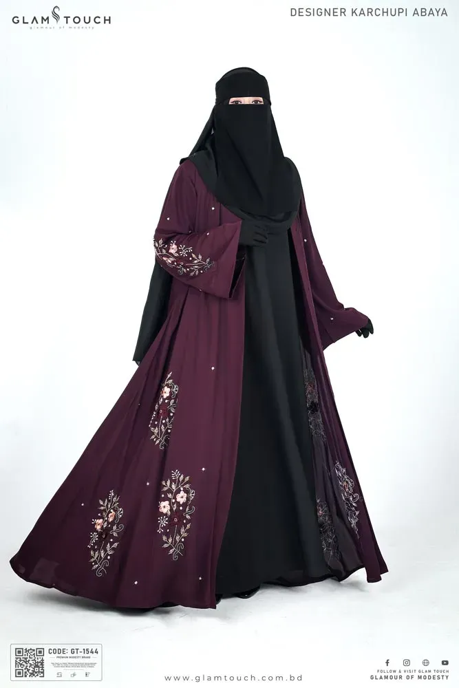DESIGNER KARCHUPI ABAYA | GT-1544
