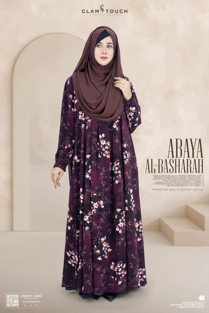 ABAYA AL-BASHARAH - PREMIUM BOX PLEATED ABAYA | GT-2002