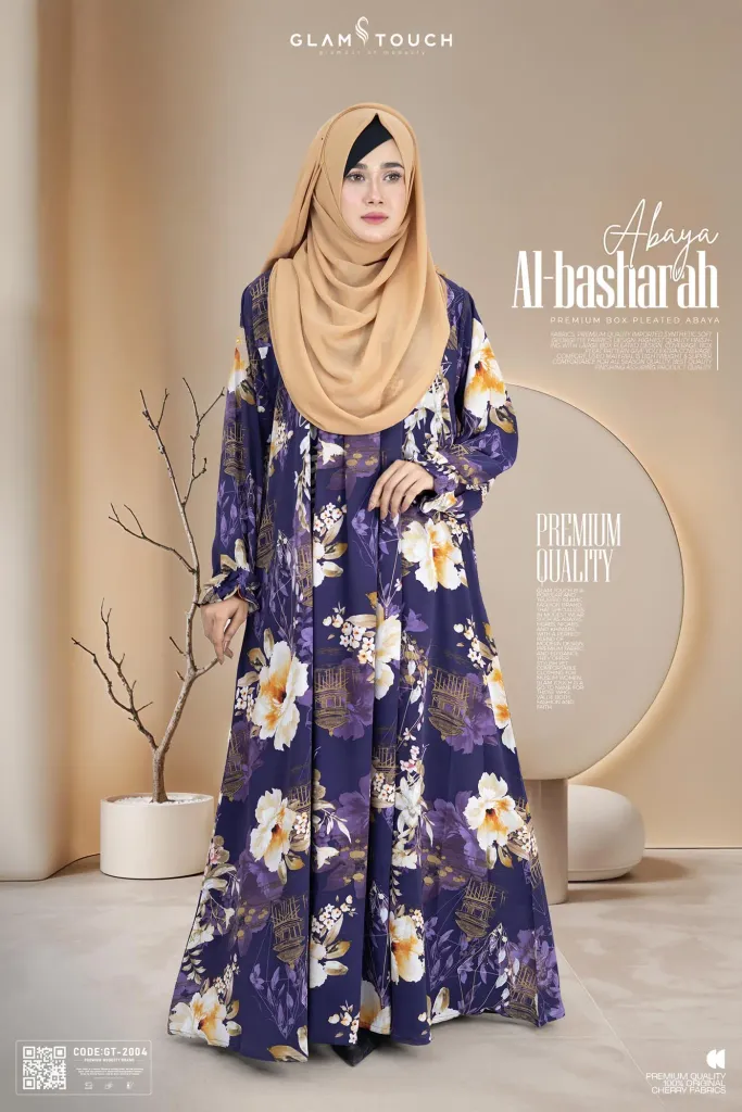 ABAYA AL-BASHARAH - PREMIUM BOX PLEATED ABAYA | GT-2004