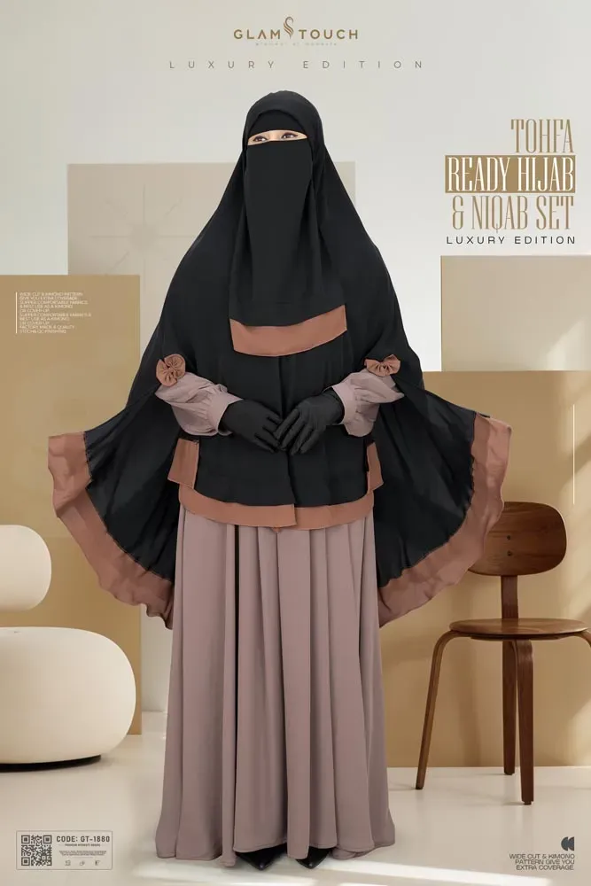TOHFA READY HIJAB NIQAB SET | GT-1880