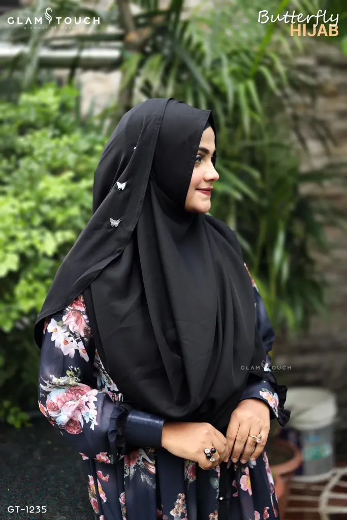 BUTTERFLY READY HIJAB | GT-1235