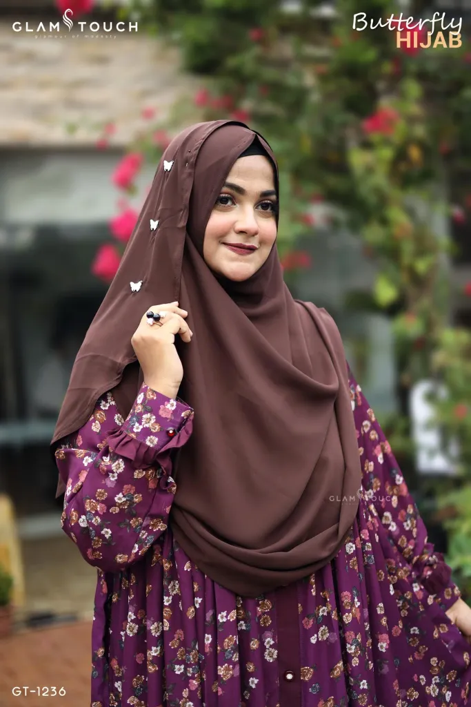 BUTTERFLY READY HIJAB | GT-1236