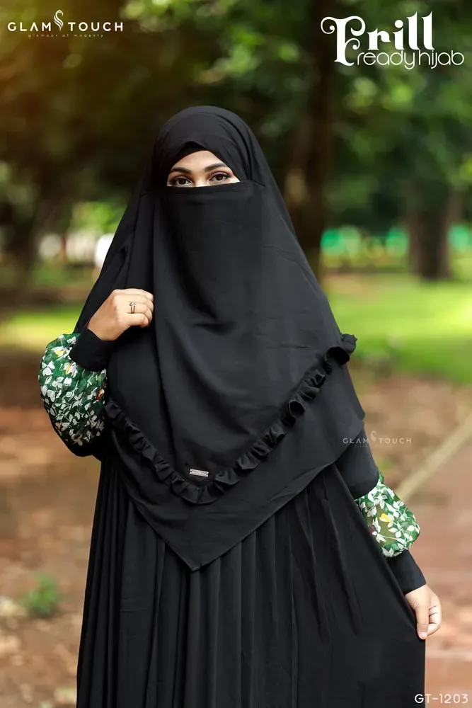FRILLED READY HIJAB | GT-1203
