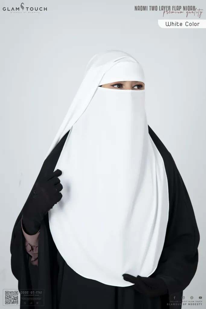 NAOMI TWO LAYER FLAP NIQAB | GT-1741