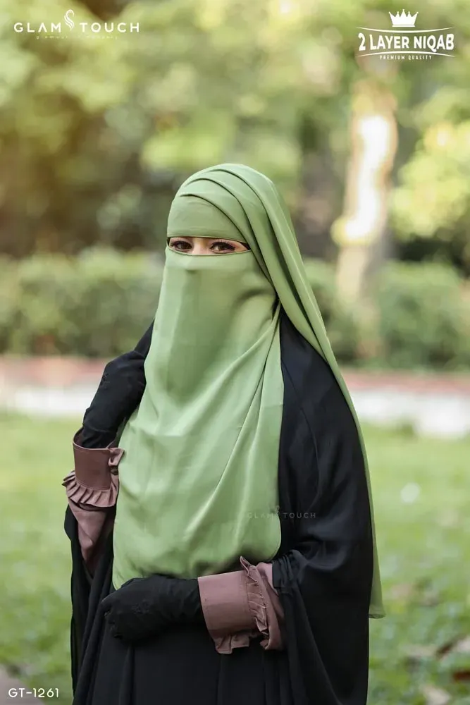 NAOMI TWO LAYER FLAP NIQAB | GT-1261