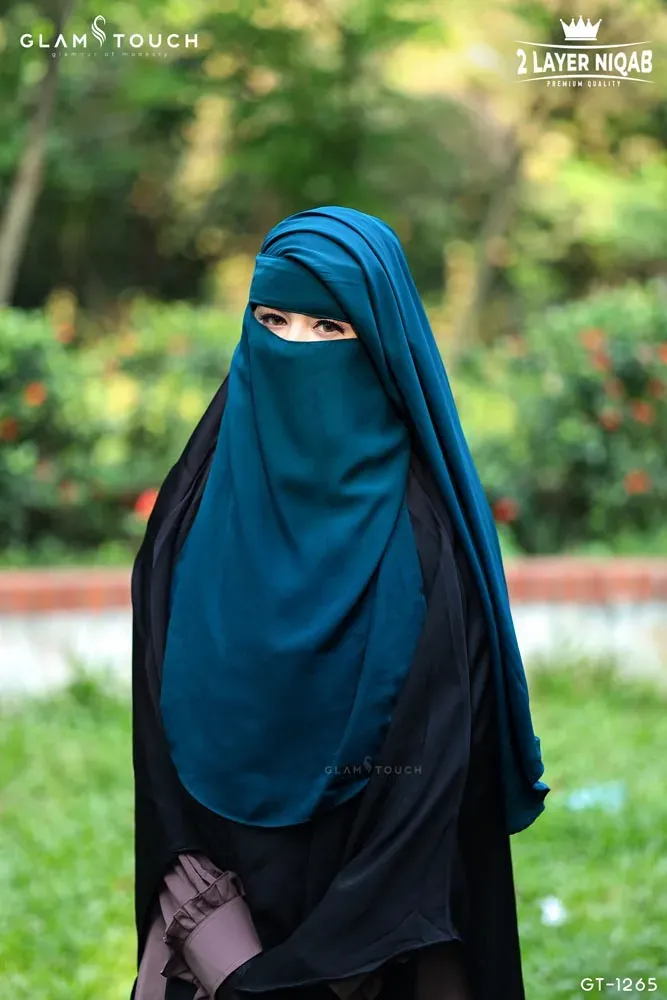 NAOMI TWO LAYER FLAP NIQAB | GT-1265