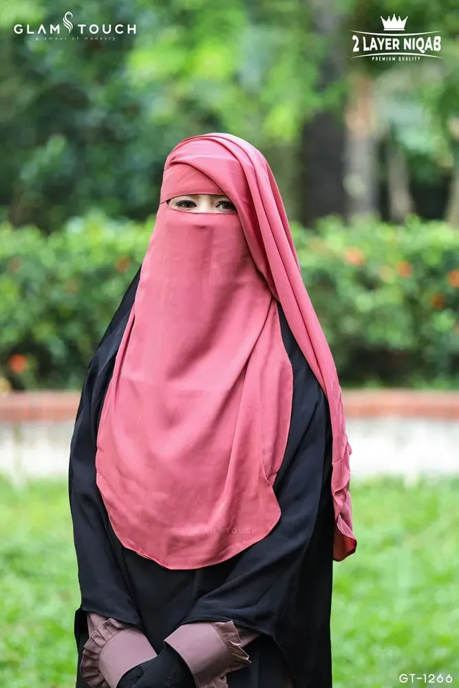 NAOMI TWO LAYER FLAP NIQAB | GT-1266
