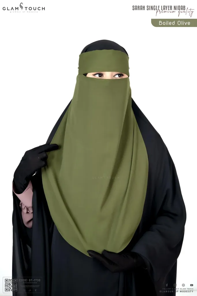 SARAH SINGLE LAYER NIQAB | GT-1730