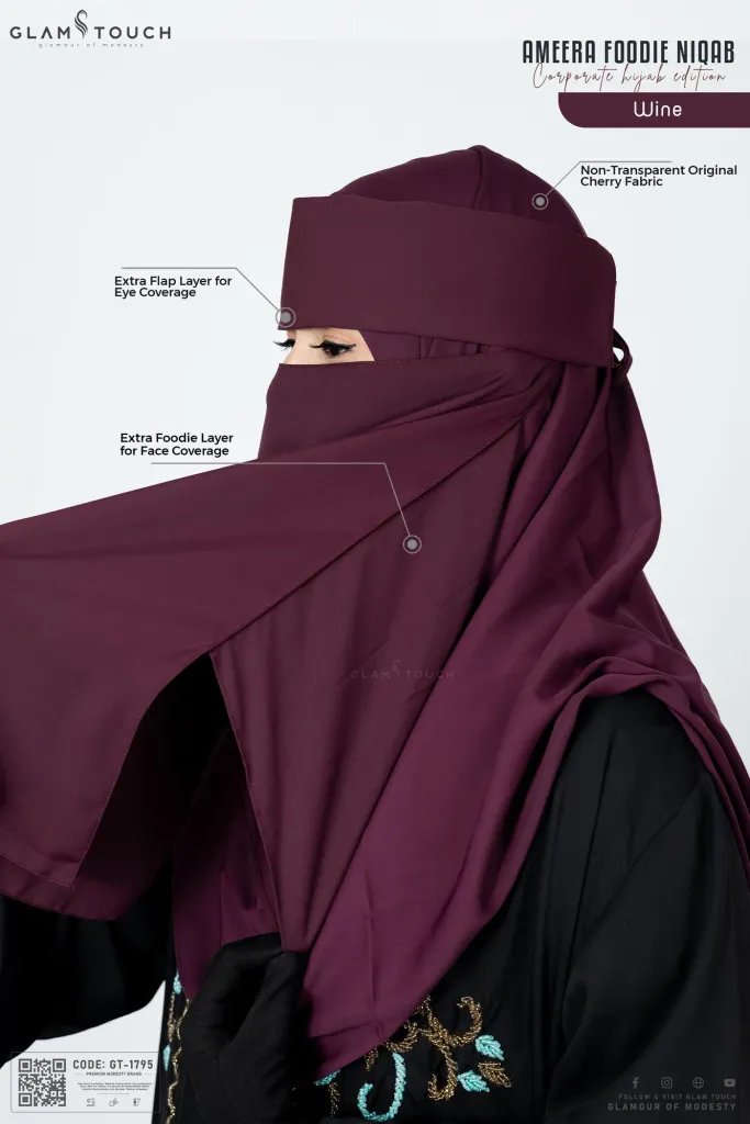 AMEERA FOODIE NIQAB | GT-1795