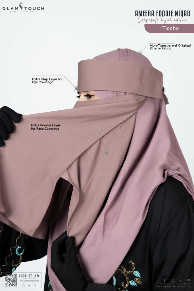 AMEERA FOODIE NIQAB | GT-1796
