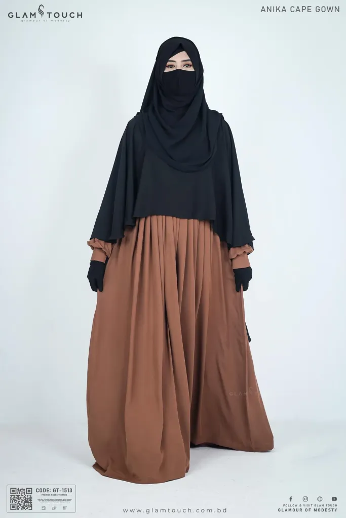 ANIKA CAPE STYLE ABAYA GOWN | GT-1513