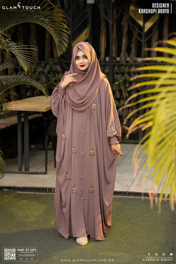 LUXURY DESIGNER KARCHUPI KAFTAN ABAYA | GT-1692