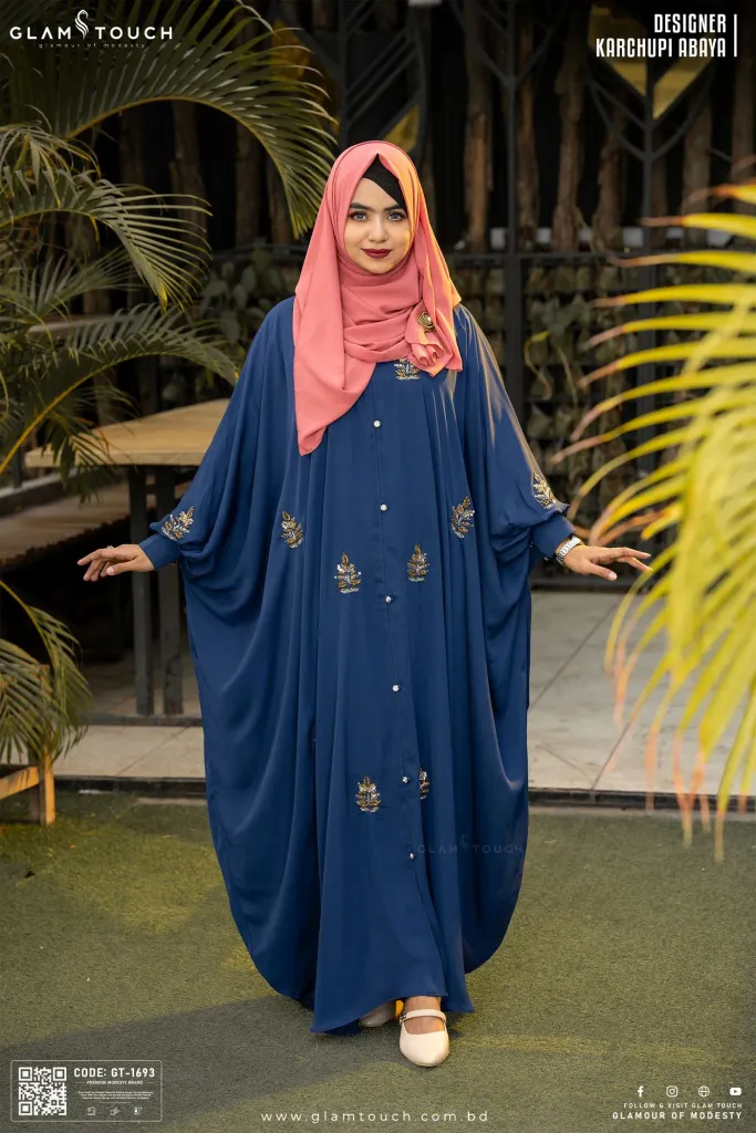 LUXURY DESIGNER KARCHUPI KAFTAN ABAYA | GT-1693