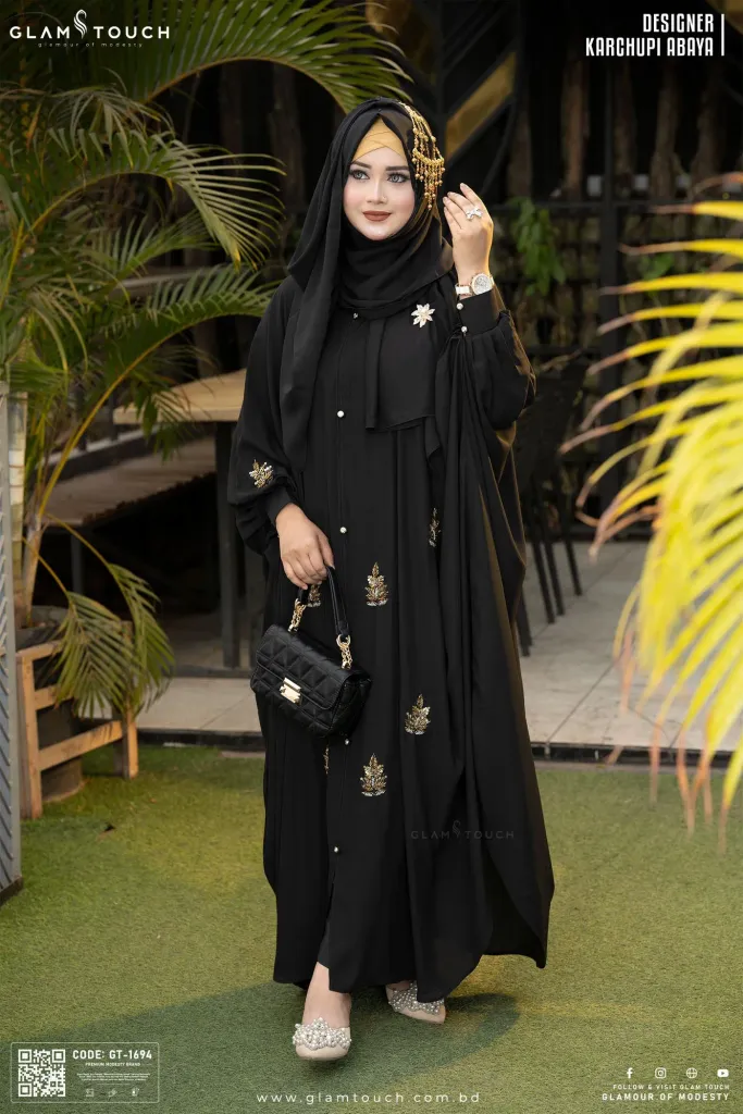 LUXURY DESIGNER KARCHUPI KAFTAN ABAYA | GT-1694