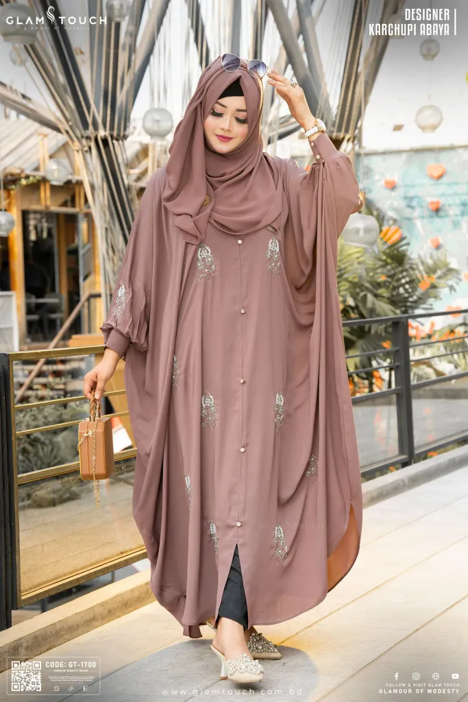 LUXURY DESIGNER KARCHUPI KAFTAN ABAYA | GT-1700