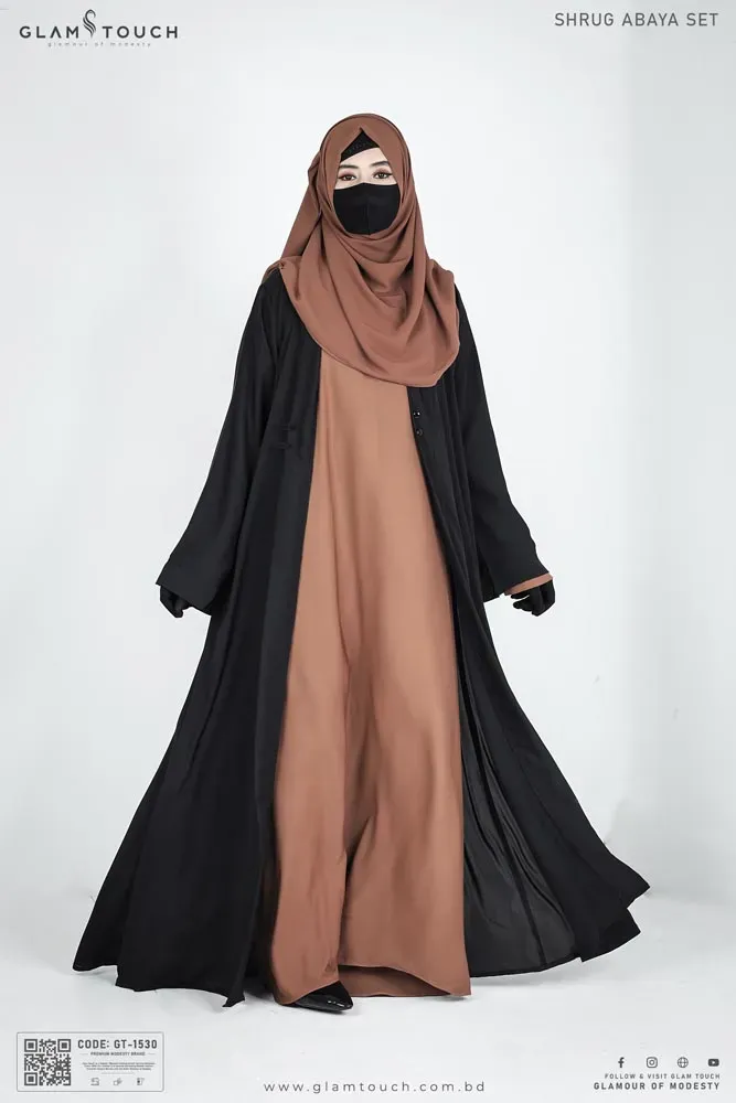 SHRUG ABAYA 3 PART SET | GT-1530