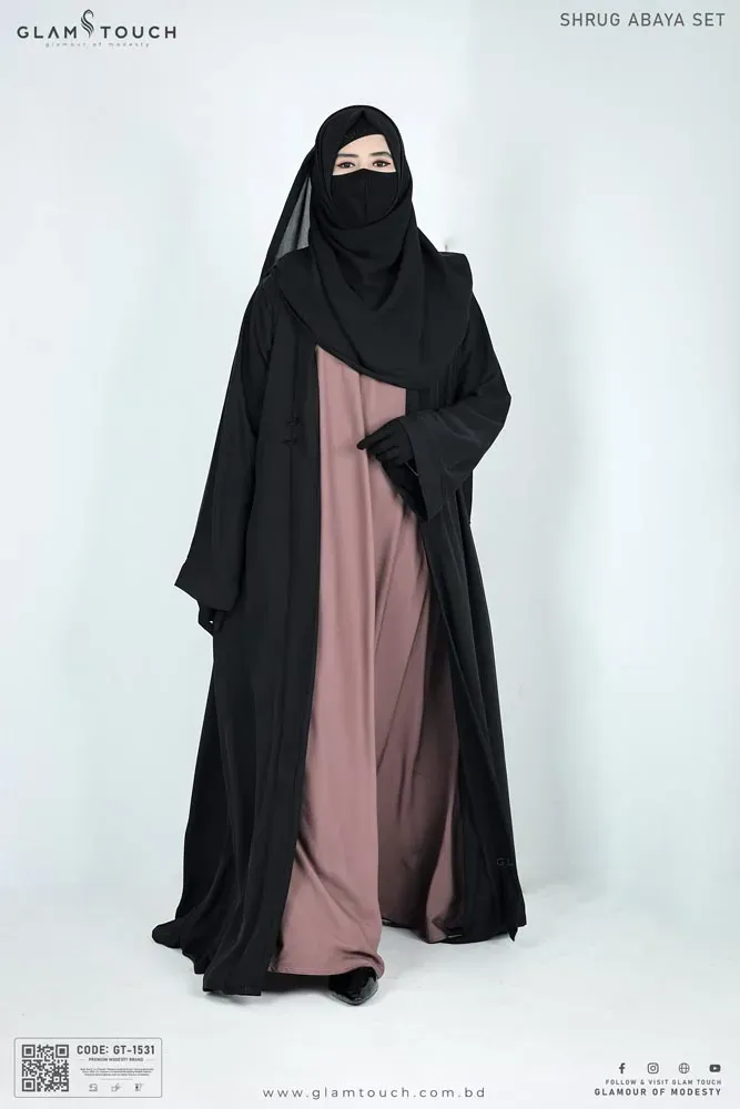 SHRUG ABAYA 3 PART SET | GT-1531