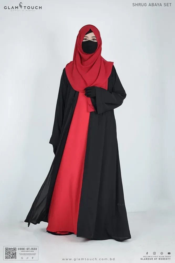 SHRUG ABAYA 3 PART SET | GT-1533