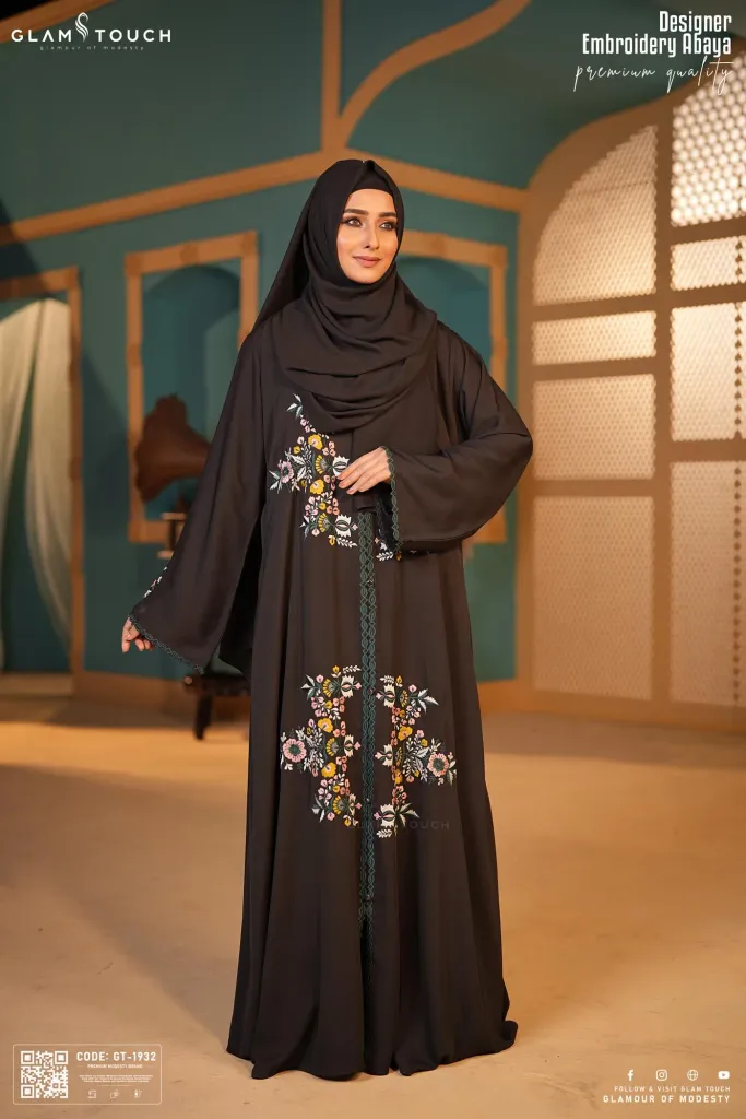 DESIGNER EMBROIDERY ABAYA | GT-1932