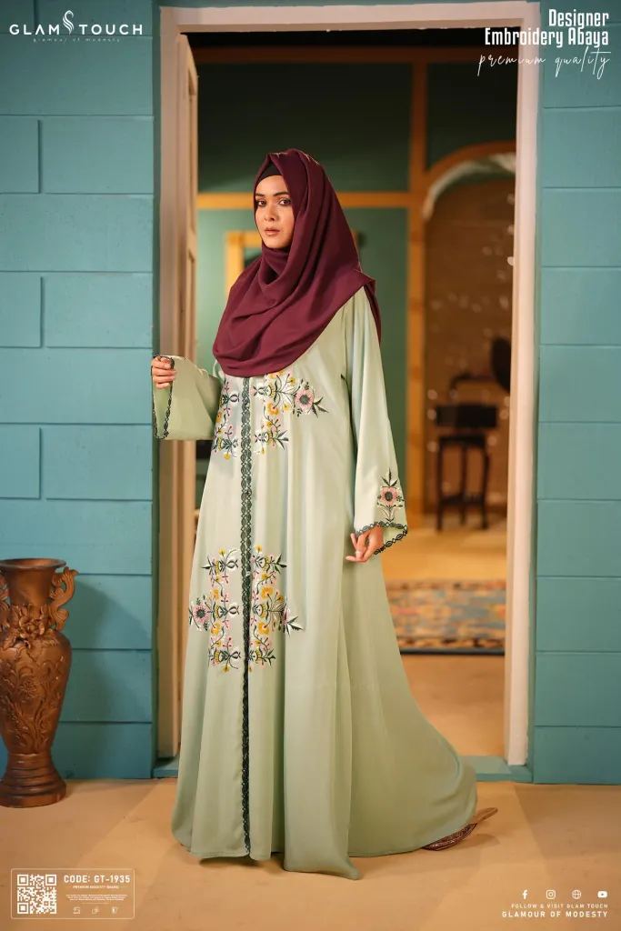 DESIGNER EMBROIDERY ABAYA | GT-1935
