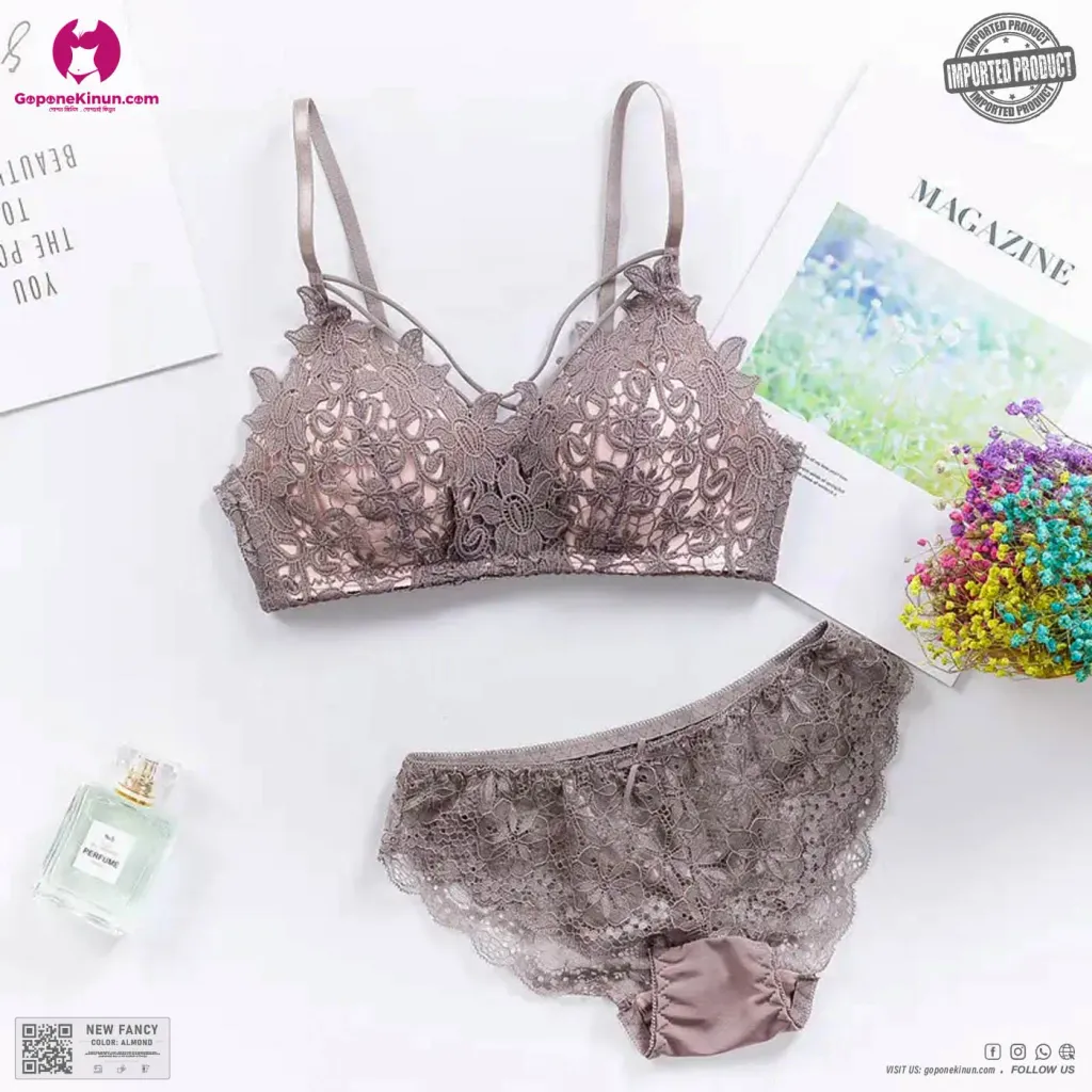 Self Design Fancy Bra and Panty Set for Women | New Fancy