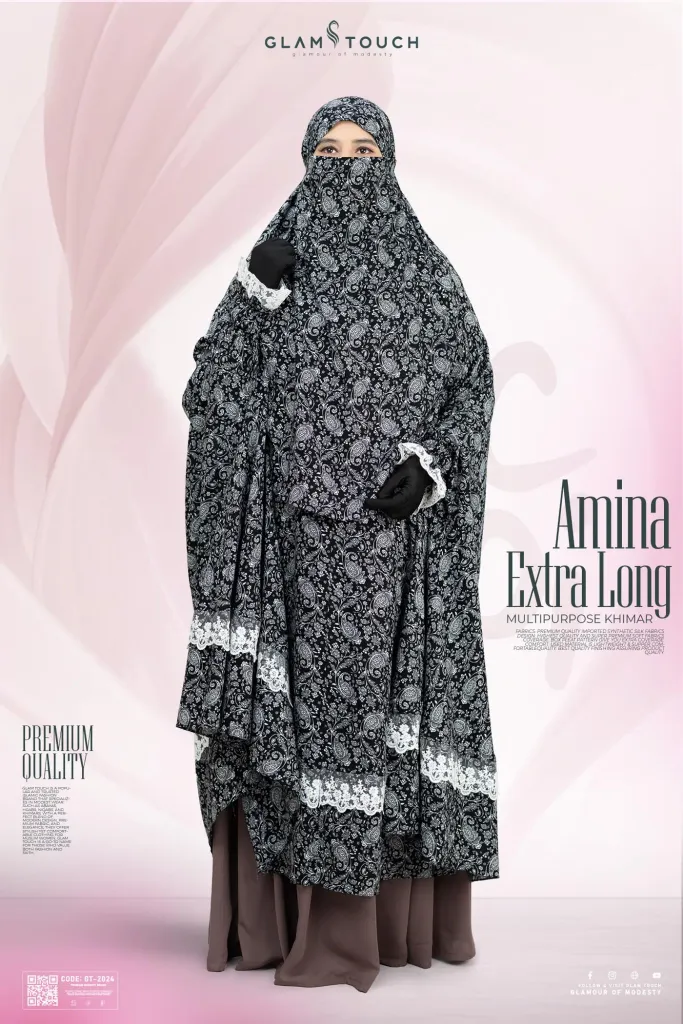 AMINA EXTRA LONG MULTI-PURPOSE KHIMAR | GT-2024
