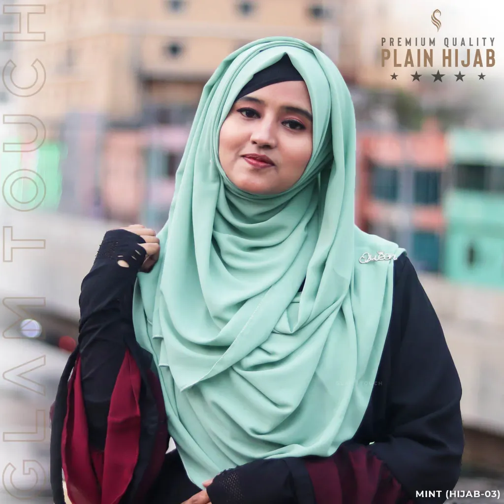 FULL COVERAGE PLAIN HIJAB | MINT