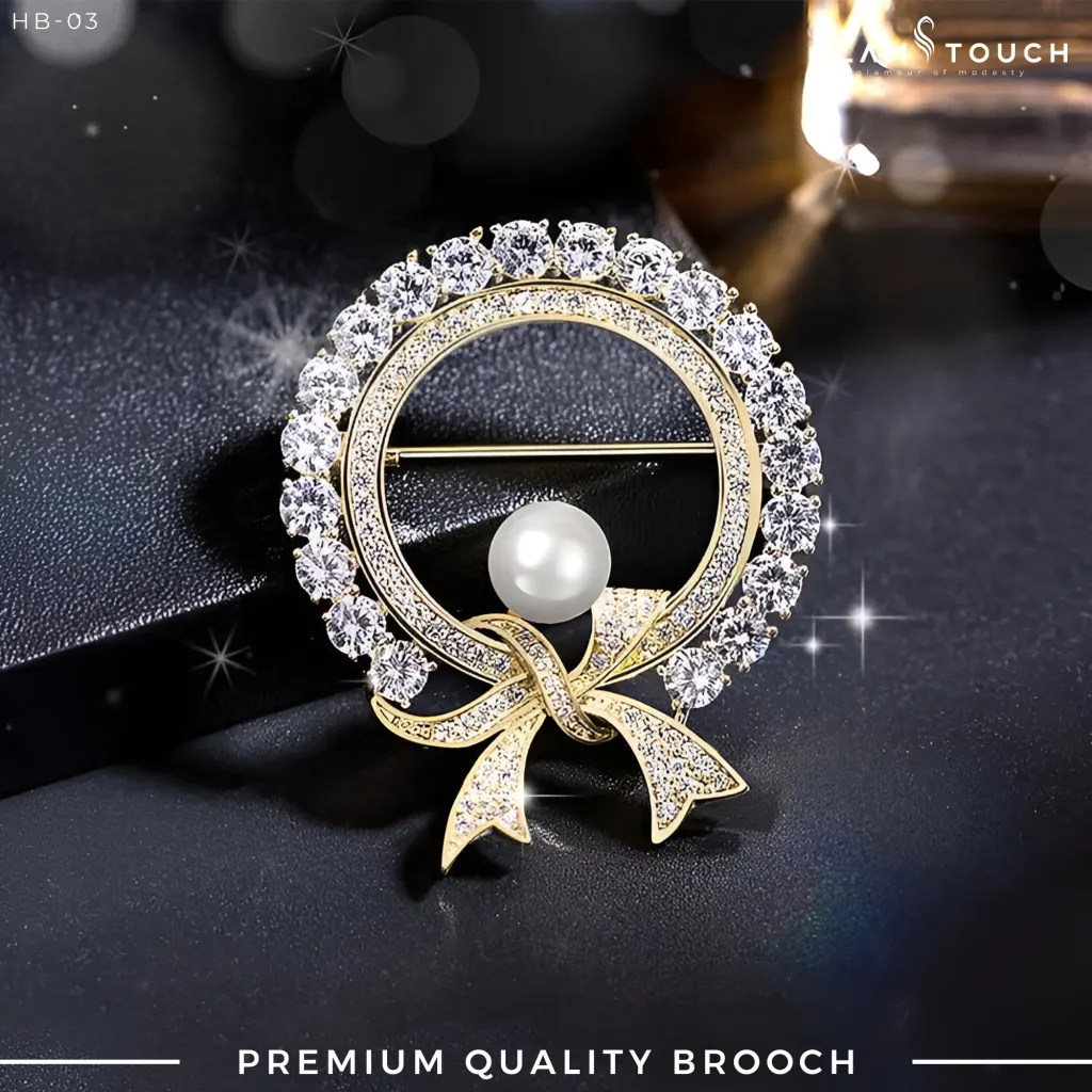 Royal Grace Bow Brooch | HB-03