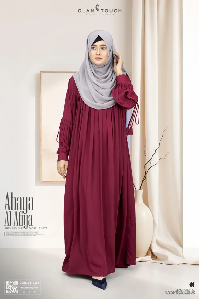 ABAYA AL-AFIYA SLEEVE TASSEL ABAYA | GT-2064