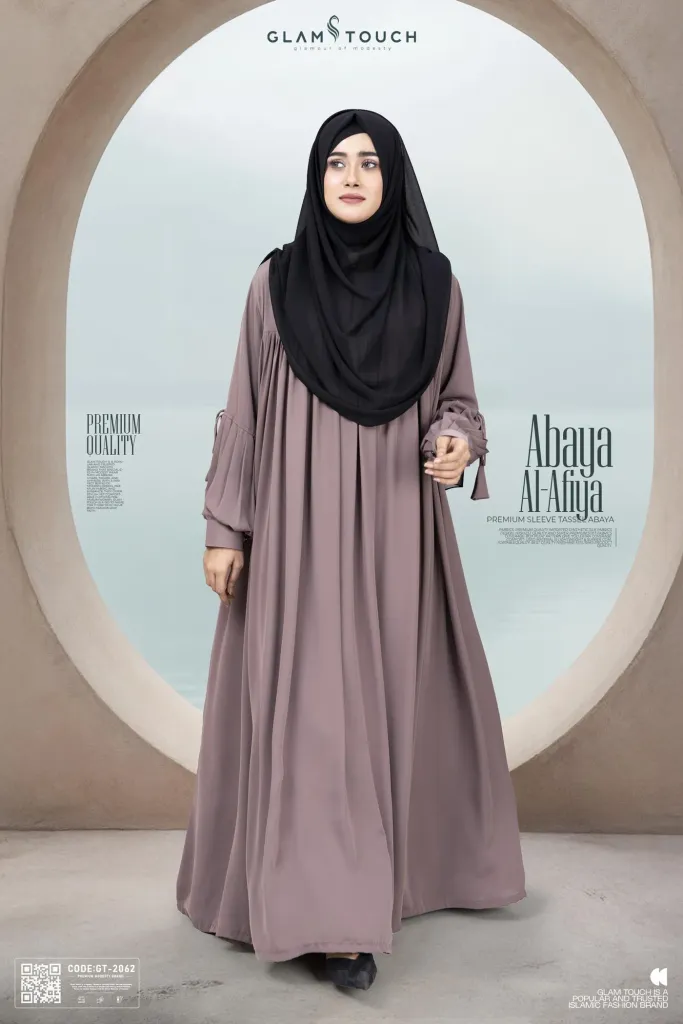 ABAYA AL-AFIYA SLEEVE TASSEL ABAYA | GT-2062