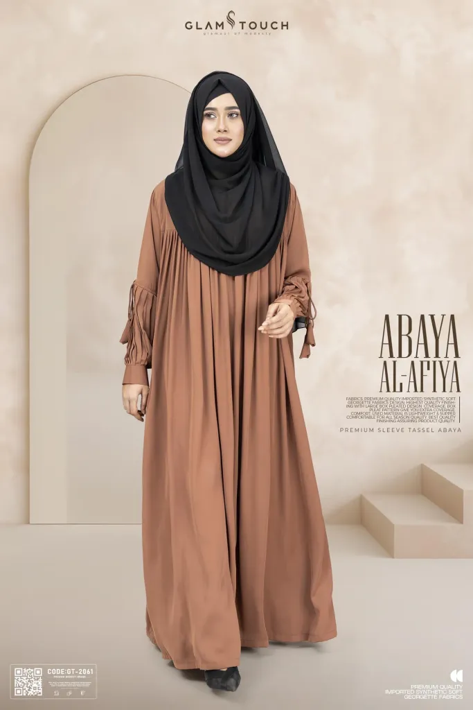ABAYA AL-AFIYA SLEEVE TASSEL ABAYA | GT-2061
