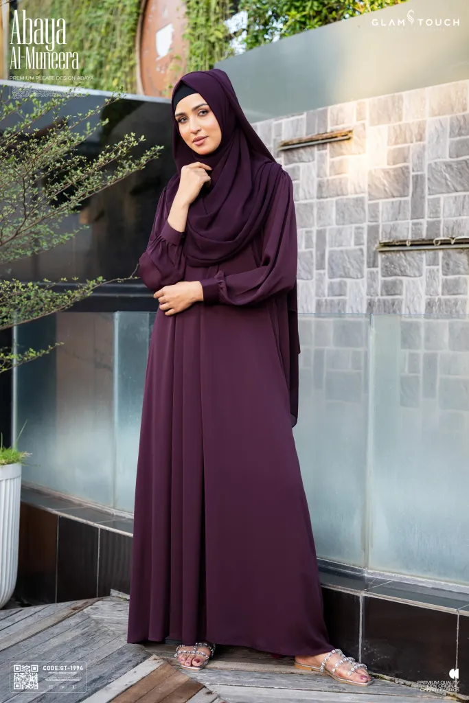ABAYA AL-MUNEERA PREMIUM PLEATE DESIGN ABAYA | GT-1994