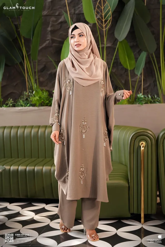 HUSNA KARCHUPI CO-ORD SET | GT-2110