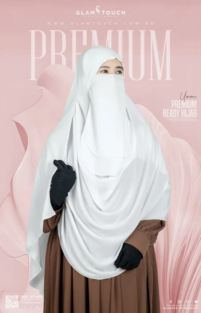 UMMI INSTANT READY HIJAB & NIQAB SET | GT-1627