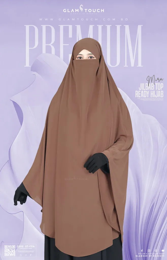MIRA INSTANT READY JILBAB TOP | GT-1314