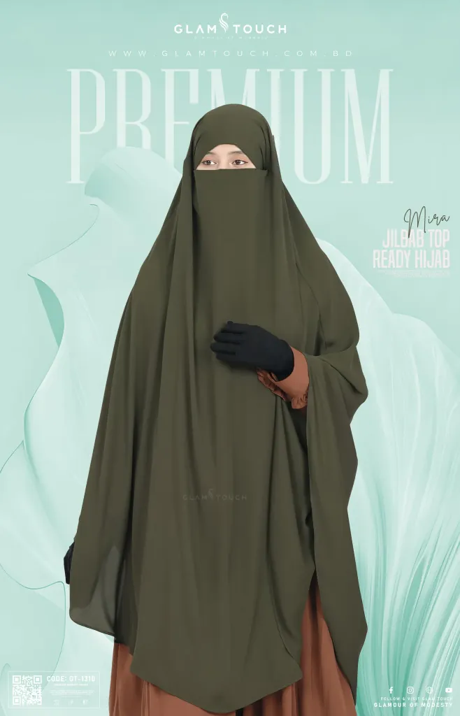 MIRA INSTANT READY JILBAB TOP | GT-1310