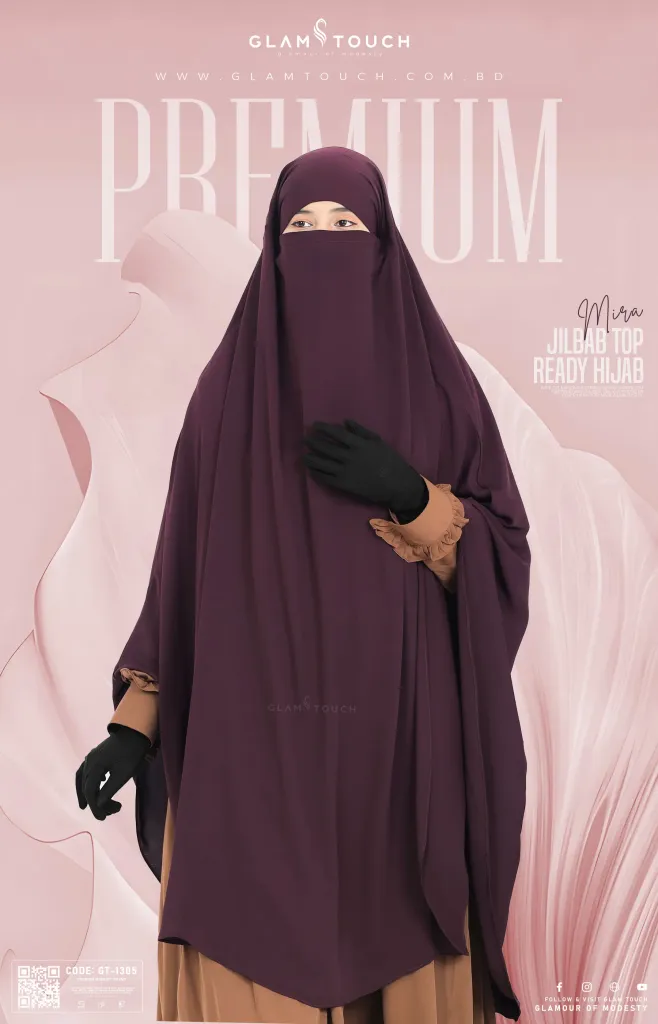 MIRA INSTANT READY JILBAB TOP | GT-1305