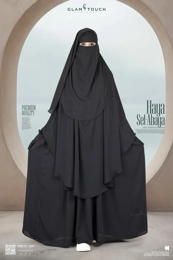 HAYA PREMIUM - 3 PART ABAYA SET | GT-1424