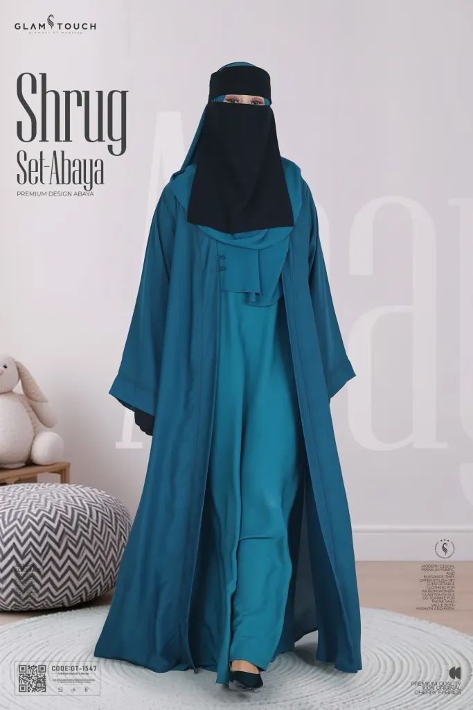 PREMIUM SHRUG ABAYA - 3 PART SET | GT-1547