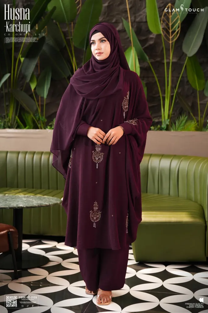 HUSNA KARCHUPI CO-ORD SET | GT-2128