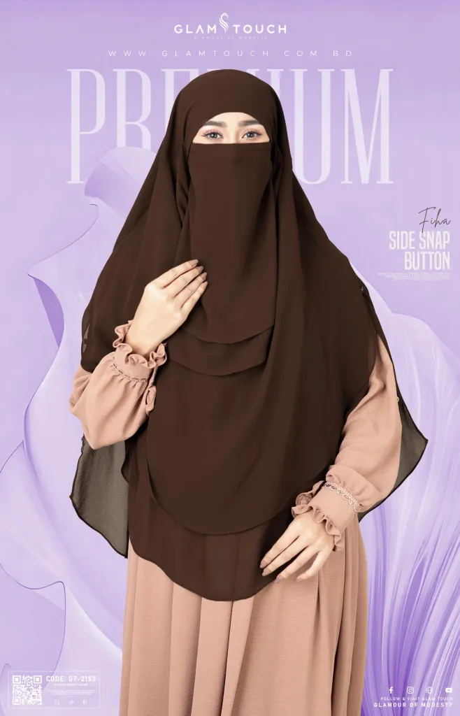 FIHA- SIDE SNAP BUTTON READY HIJAB | GT-2153