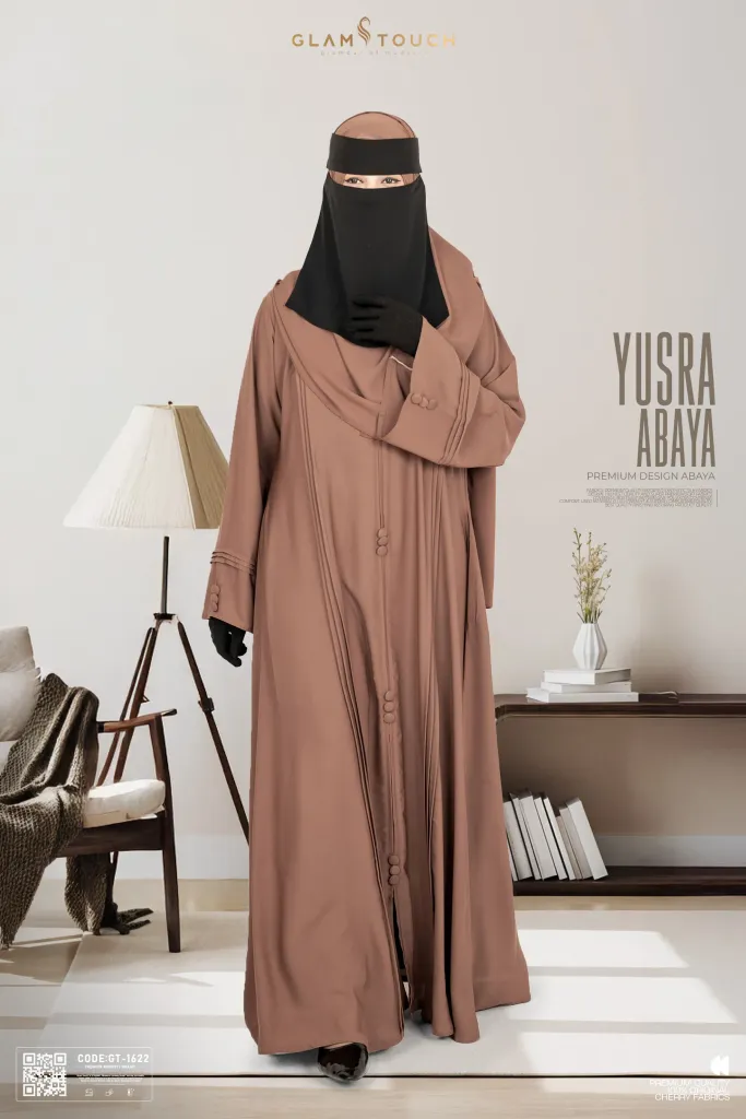 YUSRA THE LUXURY PLAIN ABAYA | GT-1622
