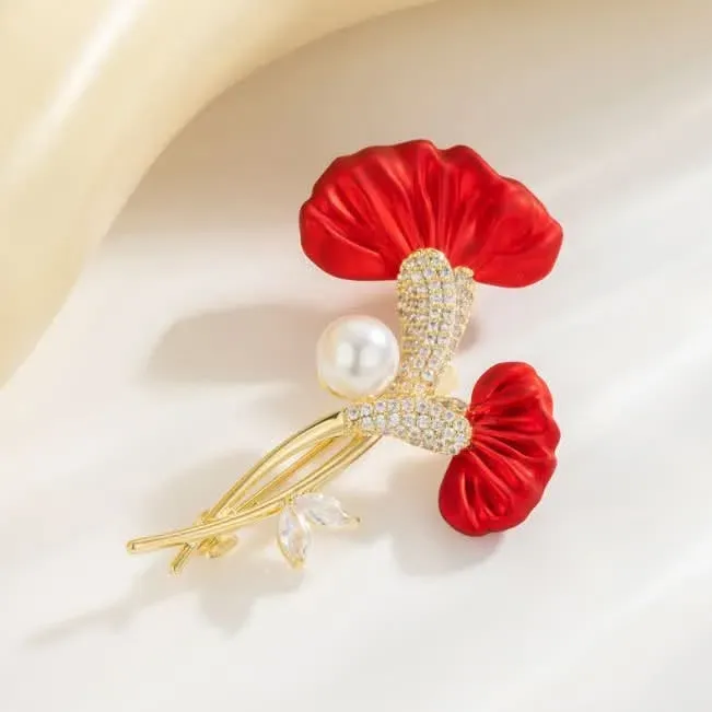 Pearl Flower Brooch | HB-29