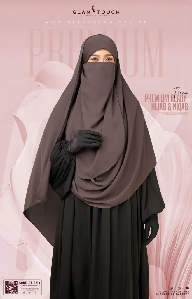 FIONA- PREMIUM READY HIJAB & NIQAB | GT-2213