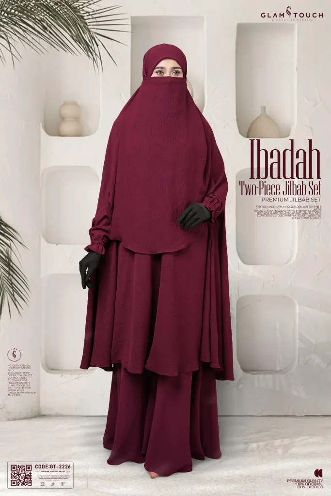 IBADAH Two-Piece Premium Jilbab Set | GT-2226