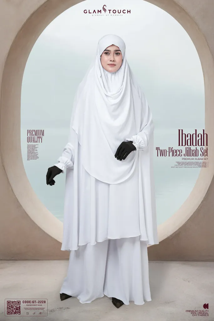 IBADAH Two-Piece Premium Jilbab Set | GT-2228
