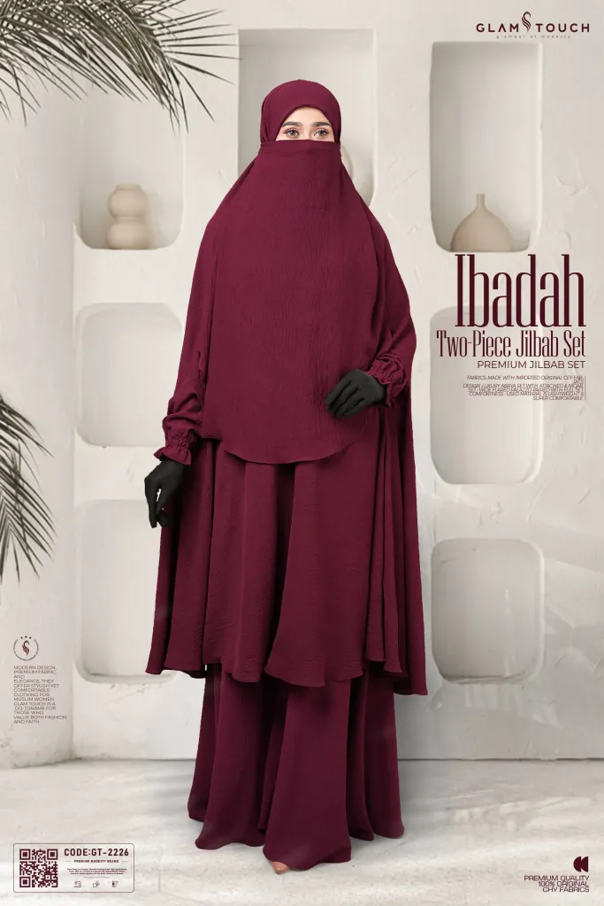 IBADAH Two-Piece Premium Jilbab Set | GT-2226