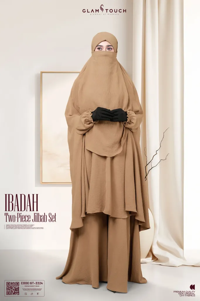 IBADAH Two-Piece Premium Jilbab Set | GT-2224