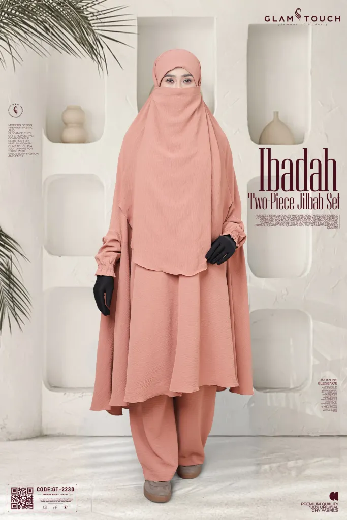 IBADAH Two-Piece Premium Jilbab Set | GT-2230