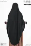 RUFI-EXTRA LONG INSTANT READY HIJAB & NIQAB SET | GT-1293